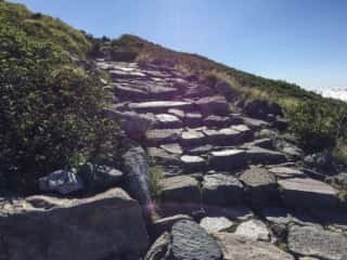 御前峰 白山登山道