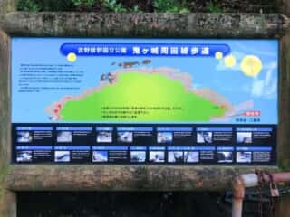 鬼ケ城周回線歩道地図