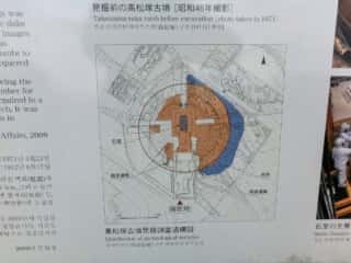 発掘前の高松塚古墳