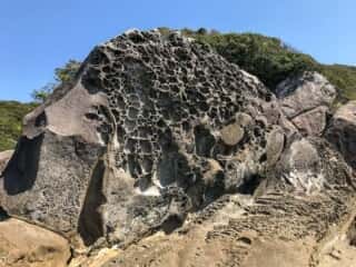 海岸の岩場