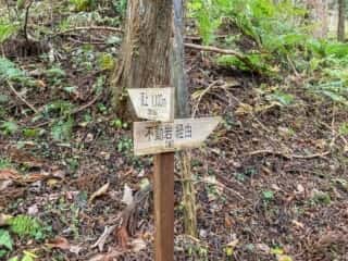 石上登山道