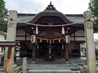 伊勢神社 拝殿 (名方浜宮比定地)