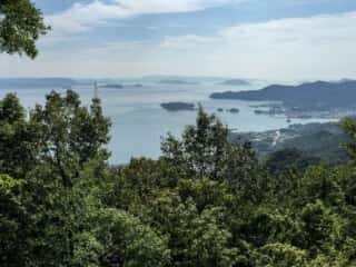 西の滝 龍水寺からの景色