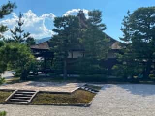 大覚寺 　石舞台と宸殿