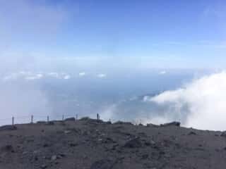 高千穂峯山頂からの景色