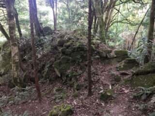 熊野神社遺跡の遺構