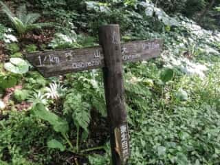恐山 (大尽山) 登山道