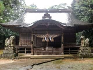 波波伎神社　拝殿