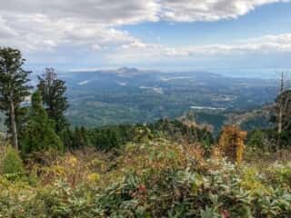 真山頂上からの景色