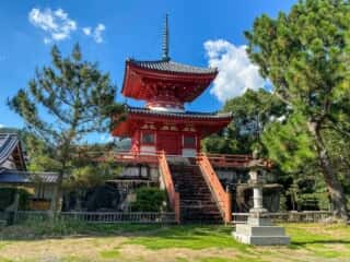 大覚寺　心経宝塔
