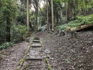 御嶽山 山道