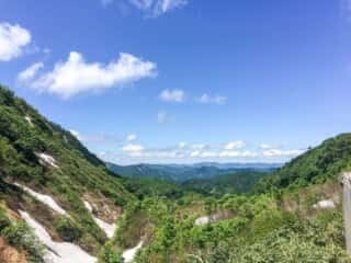 湯殿山からの景色