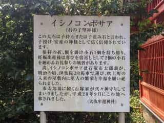 大汝牟遅神社　イシノコンバサア