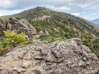 中岳登山道