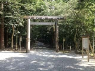瀧原宮 鳥居と参道
