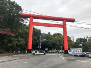 筑波山　大鳥居