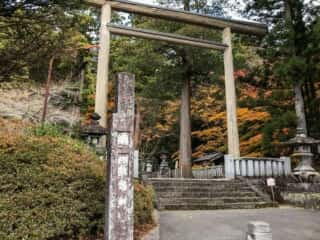 三夜沢赤城神社の鳥居