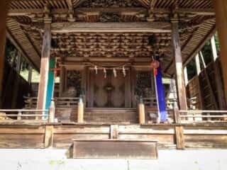 與喜天満神社　拝殿　 (伊豆加志本宮比定地)