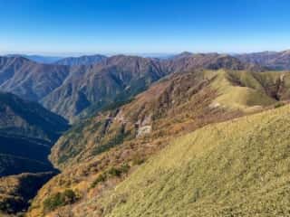 剣山・次郎笈 登山道の景色