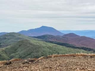 秋田駒ヶ岳登山道からの景色