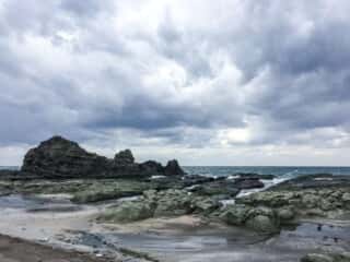 千畳敷海岸の光景