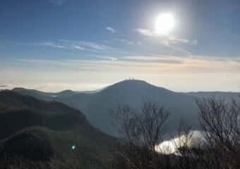 黒檜山 登山道からの景色