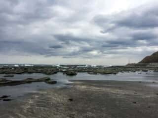 千畳敷海岸の光景