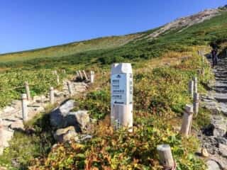 御前峰登山道