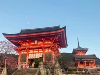 仁王門、西門と三重塔