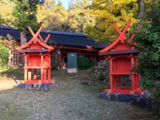春日大社の境内にある辛榊神社と青榊神社