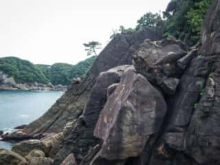 岩の博物館 竹ヶ島東海岸