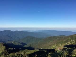 観光新道登山道からの景色