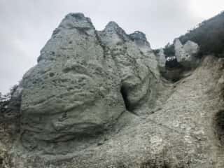 仏ヶ浦の奇石