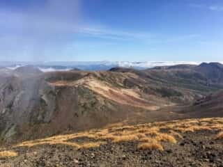 旭岳山頂の景色