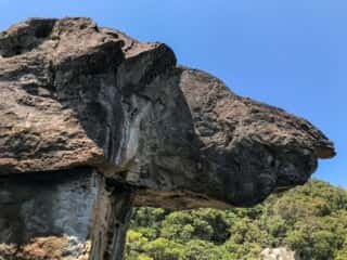 海岸の岩場