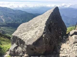 砂防新道 登山道