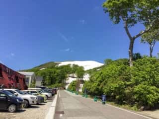 月山登山道 駐車場