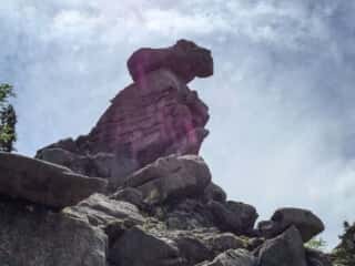 御在所岳 ゆるぎ岩