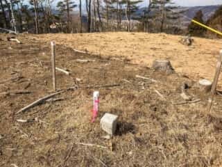 石投山 黒森山 登山道