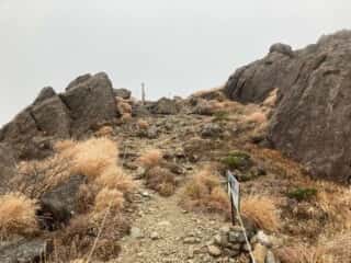 早池峰山 登山道