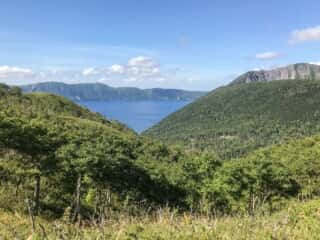 摩周岳登山道からの景色