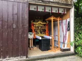 厳島神社 (礼文島)　お神輿
