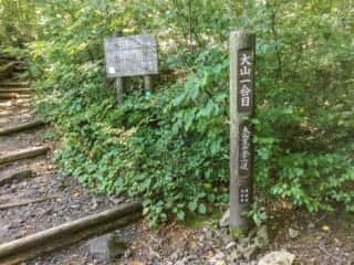 大山登山道