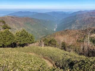 剣山 頂上からの景色