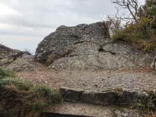 筑波山 立身石