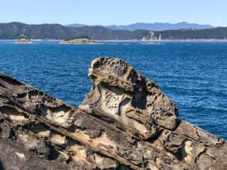 海岸の岩場