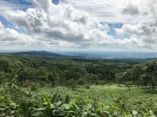摩周岳登山道からの景色