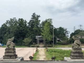 六所神社　参道