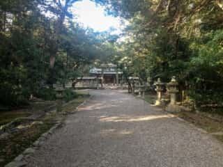 國懸神宮 参道 (奈久佐浜宮比定地)