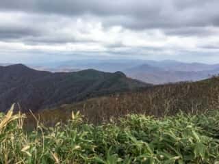 白神岳登山道からの景色